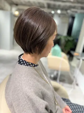 ショート カラー 夜23時まで予約🉑 reverieあきらのヘアスタイル