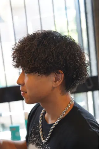パーマ メンズ Lit 天文館店のヘアスタイル