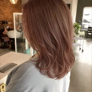 セミロング 土本 定ニのヘアスタイル