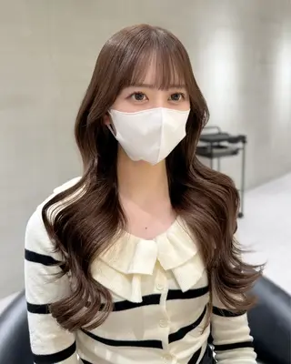 カラー ユナ hearts.店長のヘアスタイル
