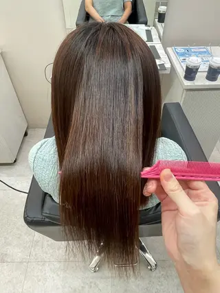 ミディアム カラー パーマ 藤原 さくらのヘアスタイル