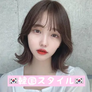 ミディアム カラー 🫧渋谷美容師 たくみ🫧のヘアスタイル