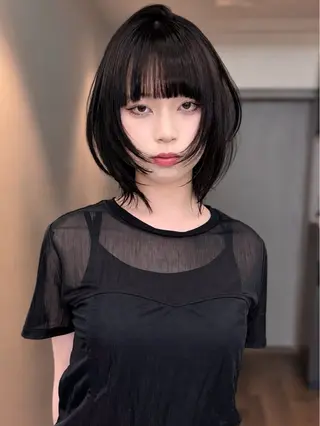 ミディアム 髪質改善 似合せカットTodaのヘアスタイル