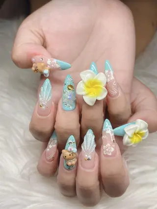 ネイル Lee Nails チップ長さだし専門店のネイルデザイン