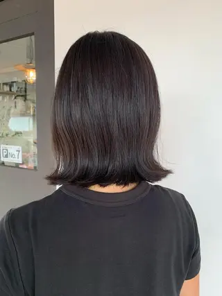ミディアム カラー 中村 靖彬のヘアスタイル