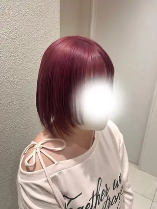 ミディアム 🤍ちなみ 🤍のヘアスタイル