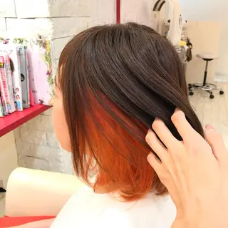 ミディアム カラー 櫻井 なんなのヘアスタイル