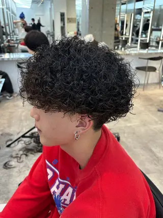 パーマ メンズ fifth 武正 琉生のヘアスタイル