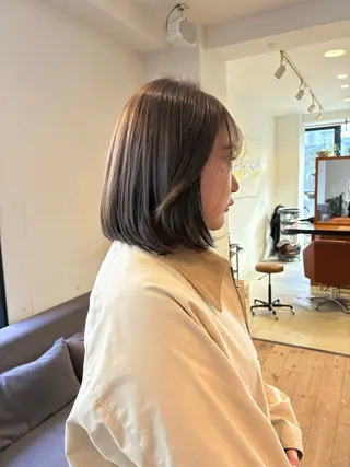 カラー linna / 高槻 /透明感カラーのヘアスタイル