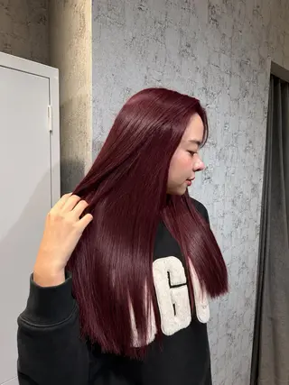 ロング カラー 🎀ིྀ韓国風 艶カラー🤍ྀི小澤のヘアスタイル