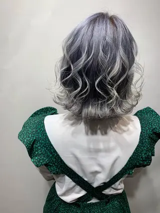 ミディアム カラー 中野 竜介のヘアスタイル
