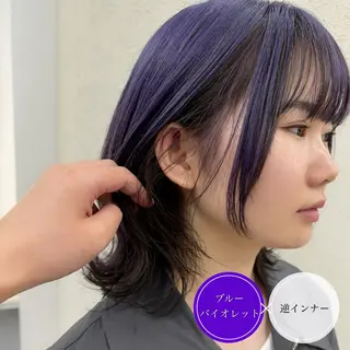 ミディアム カラー アンブレラカラー💫 フェイスフレーミングのヘアスタイル