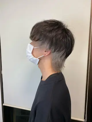 カラー メンズ ブリーチカラー🫧 森　凪沙のヘアスタイル