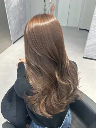 ロング カラー Ardore 韓国風カラー大阪のヘアスタイル