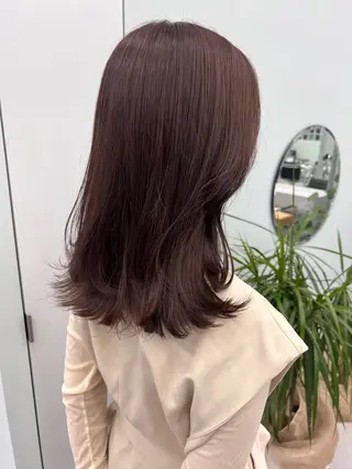 ミディアム カラー 名駅🦢大人艶カラー 🪽カミヤアカネのヘアスタイル