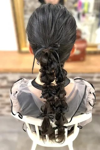 ヘアアレンジ 鈴木 芽香のマツエク・マツパデザイン