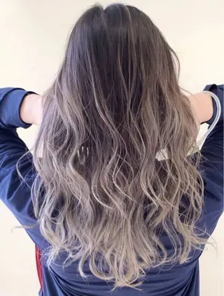 ロング カラー ヘアアレンジ ❤️可愛いハイトーン を造る❤️AKIRAのヘアスタイル