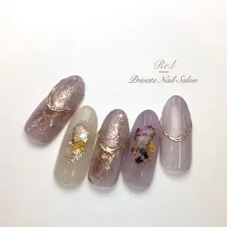 ネイル モチの良さ◉ フィルインネイル♡のネイルデザイン