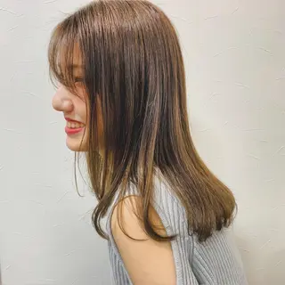 セミロング @grace *HOSHIのヘアスタイル