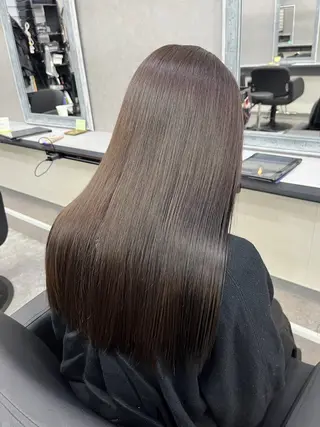 ミディアム カラー ブリーチ有無Wカラー メンズパーマ大成のヘアスタイル