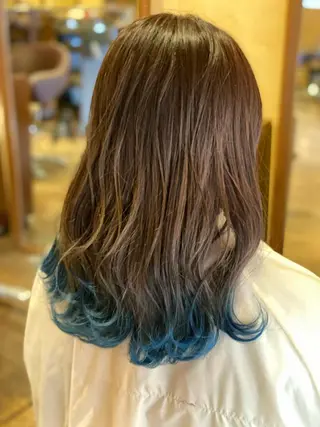 ロング カラー 太田 康治のヘアスタイル