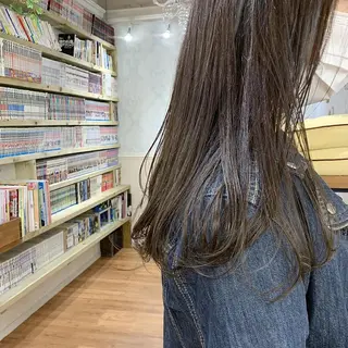 セミロング カラー 🌱小顔魅せショート 髪質改善カラー/泉綺のヘアスタイル