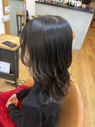 セミロング カラー beleef守口店 reinaのヘアスタイル