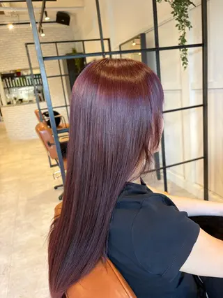ロング 熊澤 歩のヘアスタイル