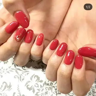 ネイル 渋谷/チップ長さ出し 👑アプレgel-xのネイルデザイン