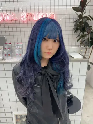 ロング カラー 🫧‪Ameri🫧 Emma ecoleのヘアスタイル