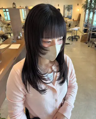 セミロング 堀内 美那のヘアスタイル