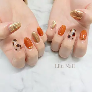 ネイル モチの良さ◉ フィルインネイル♡のネイルデザイン