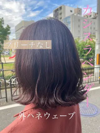 ミディアム カラー 土畑 博矢のヘアスタイル