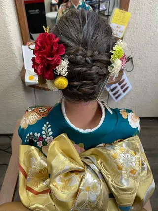 ヘアアレンジ 磧本 祐里恵のヘアスタイル