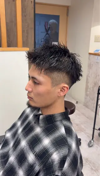 ショート メンズサロン リョウタのヘアスタイル
