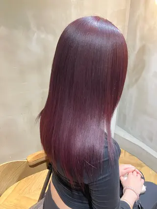 セミロング カラー 【ツヤ髪特化】 スズキアキエ🫧のヘアスタイル