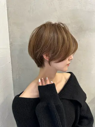 ショート 縮毛矯正/レイヤー taiga🧡のヘアスタイル