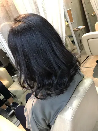 パーマ 水谷 竜也のヘアスタイル