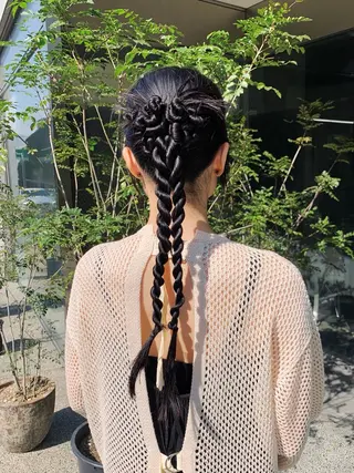 ヘアアレンジ 細川 めぐみのヘアスタイル