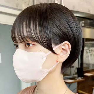 ショート カラー パーマ ヘアアレンジ 艶髪/髪質改善/縮毛 masae🌼のヘアスタイル