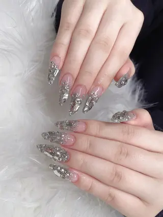 セミロング ネイル 《LB》ラブリエ Nail&eyeのマツエク・マツパデザイン