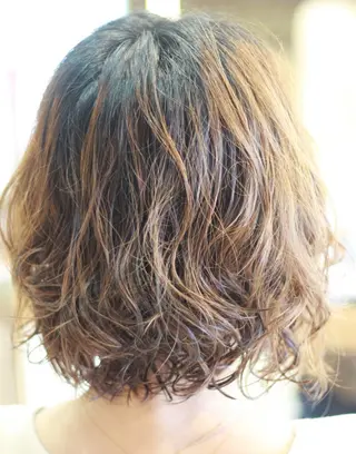 ショート パーマ 石川 雅貴のヘアスタイル
