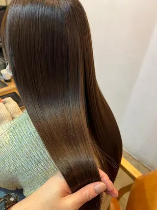 ロング カラー 縮毛矯正&髪質改善 ⭐️OGUのヘアスタイル