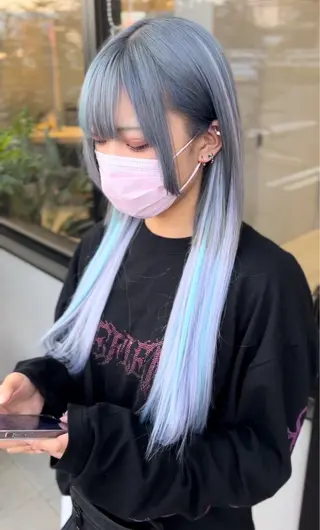 ロング 難しい髪質の縮毛矯正 高岡/射水/髪質改善のヘアスタイル