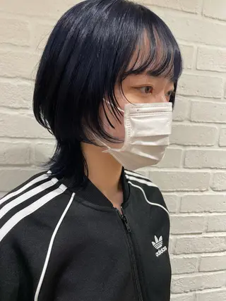 セミロング カラー hisano / ハイトーン・透明感のヘアスタイル
