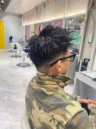 ショート パーマ メンズ Riganuts王子 Hayato✂︎のヘアスタイル