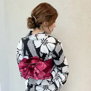 ヘアアレンジ 🤍髪質改善/酸熱× 艶カラー🤍🫧リサのヘアスタイル