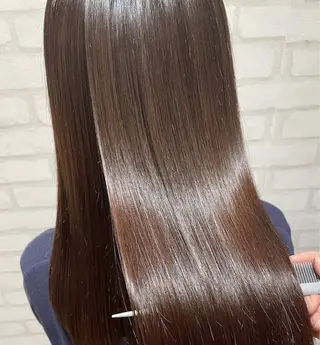 ロング カラー 柳井 健太のヘアスタイル