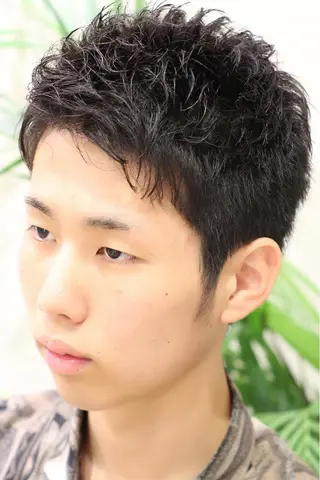 ショート パーマ メンズ LAVIE barber 両国のヘアスタイル
