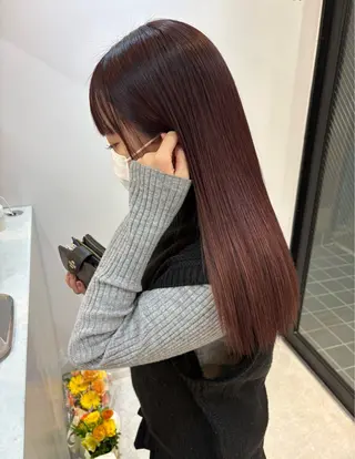 ロング カラー kota. mokaのヘアスタイル
